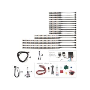 Rush Lights 315-LED MultiColor Body Light Kit For Harley Softail