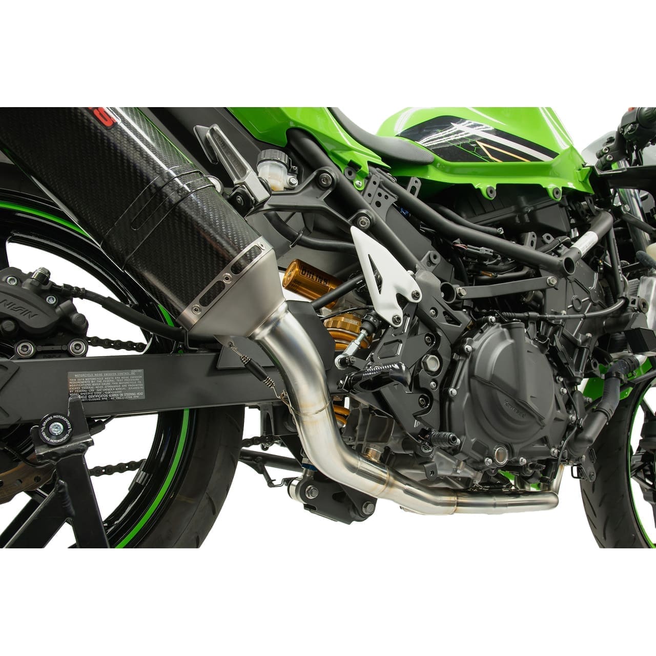 Graves Motorsports Works2 Full Exhaust, Ninja 400/500