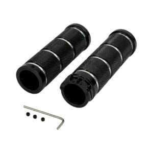 Knurled Billet Grips For Harley Davidson